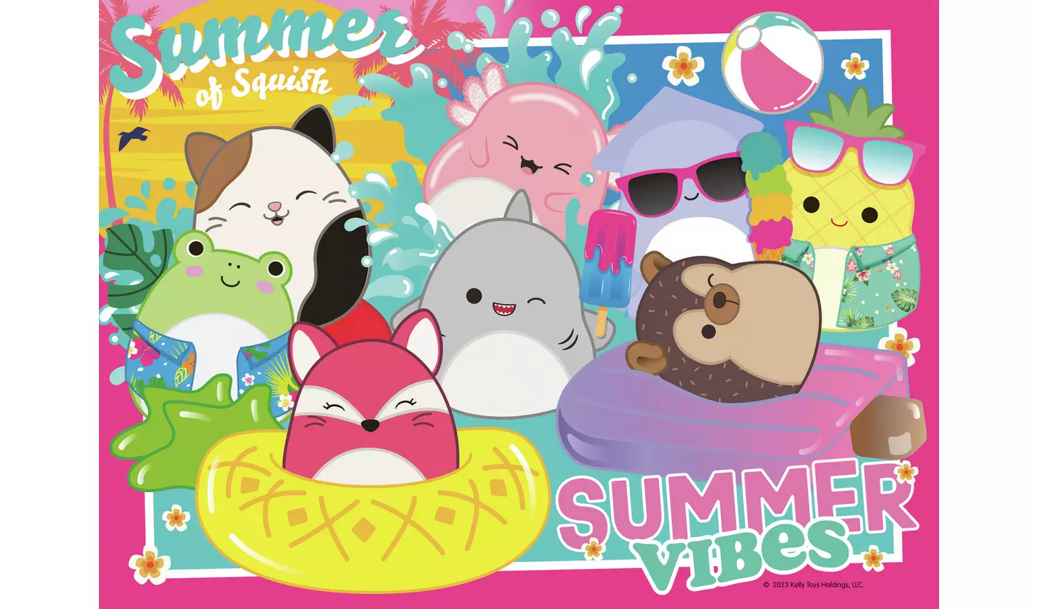 Squishmallows 4 x 100 Pieces Puzzles Set