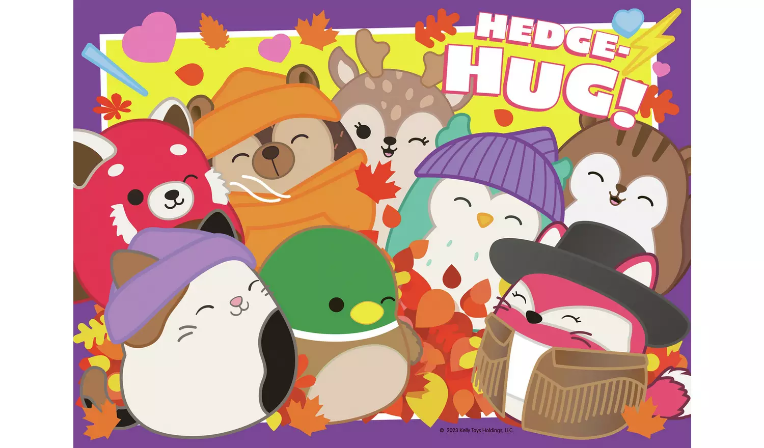 Squishmallows 4 x 100 Pieces Puzzles Set