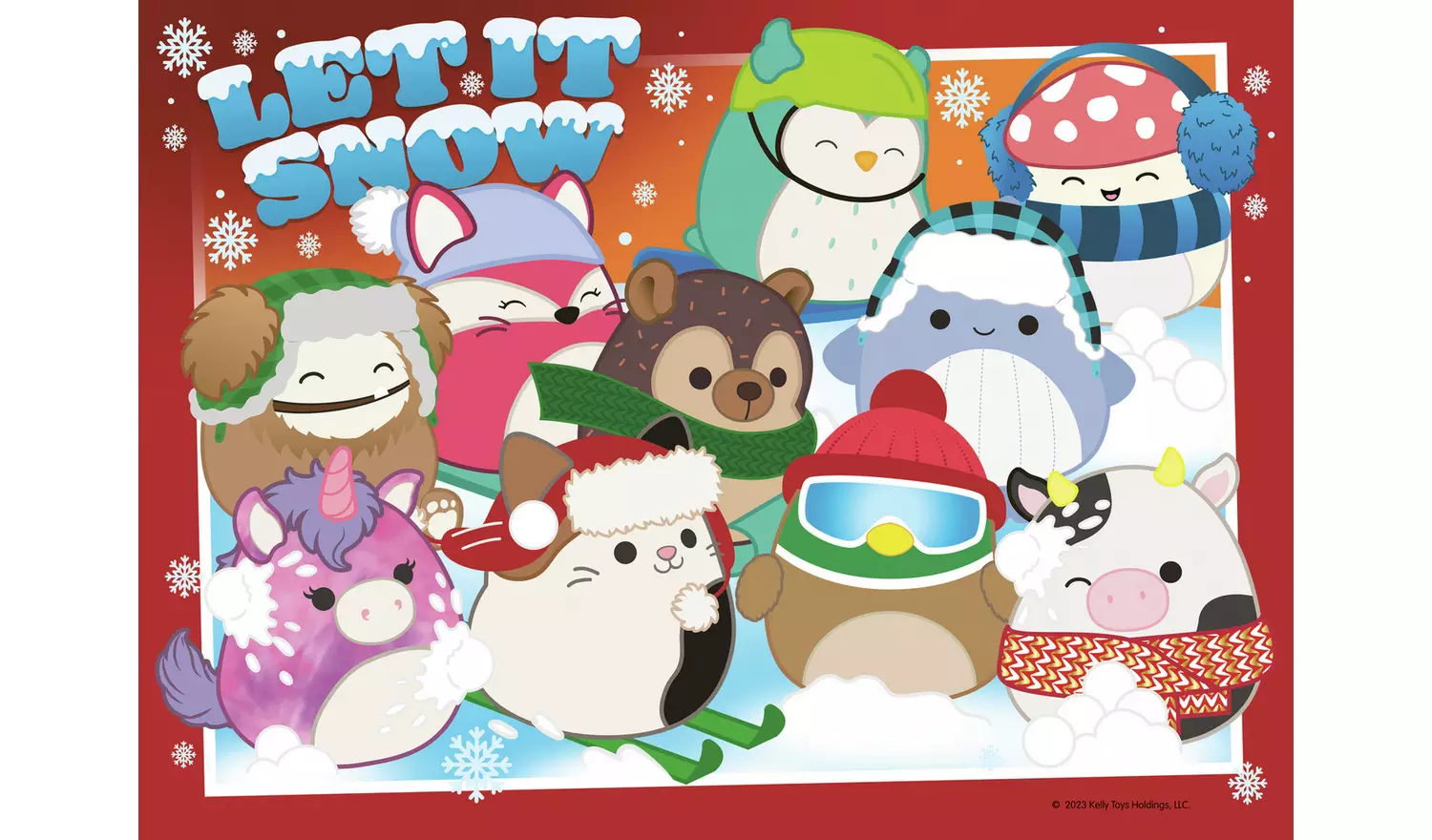 Squishmallows 4 x 100 Pieces Puzzles Set