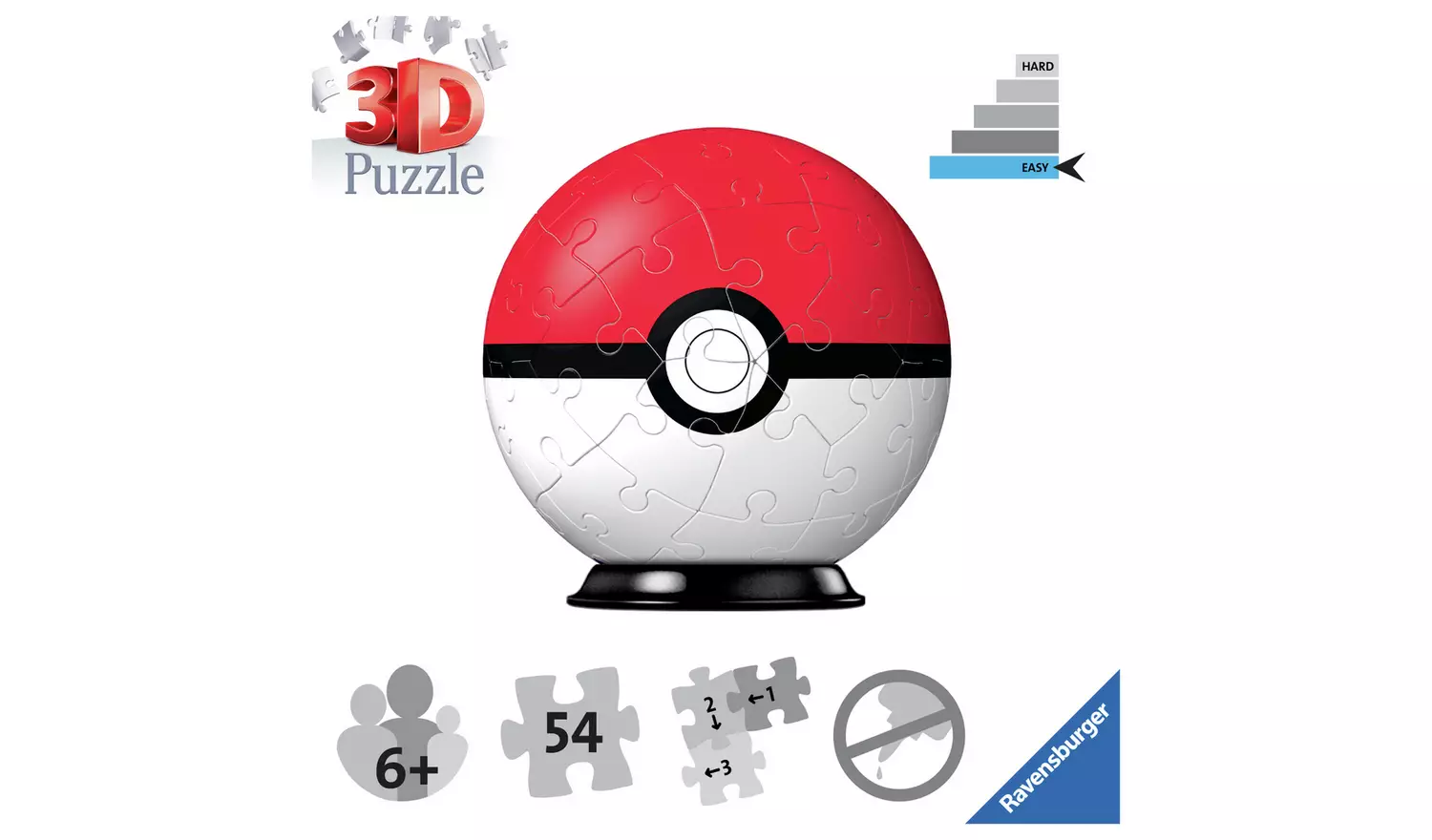 Pokémon 3D 54 Piece Ball Twister Puzzle
