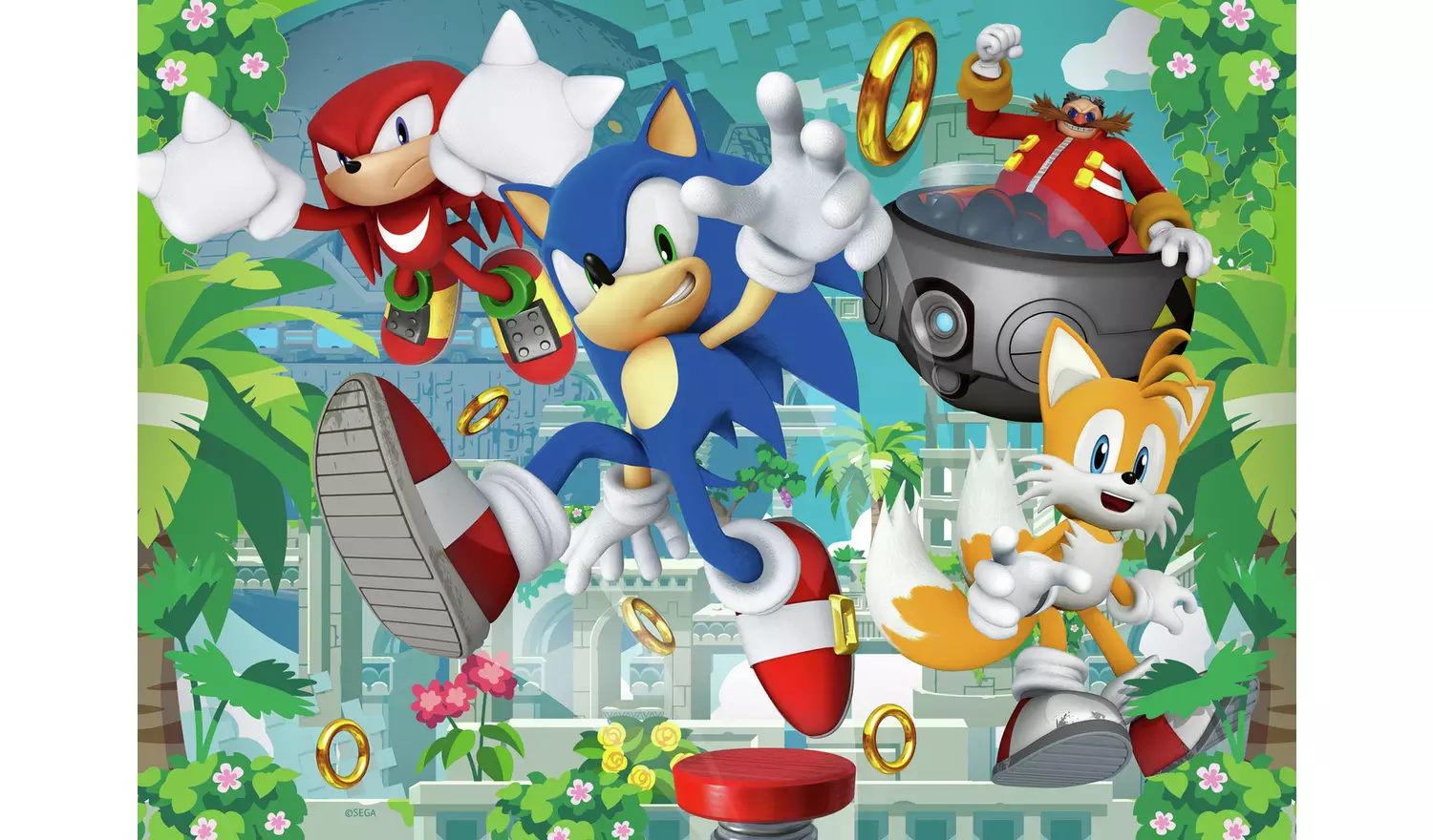 Ravensburger Sonic the Hedgehog 4x100 Pieces Puzzle