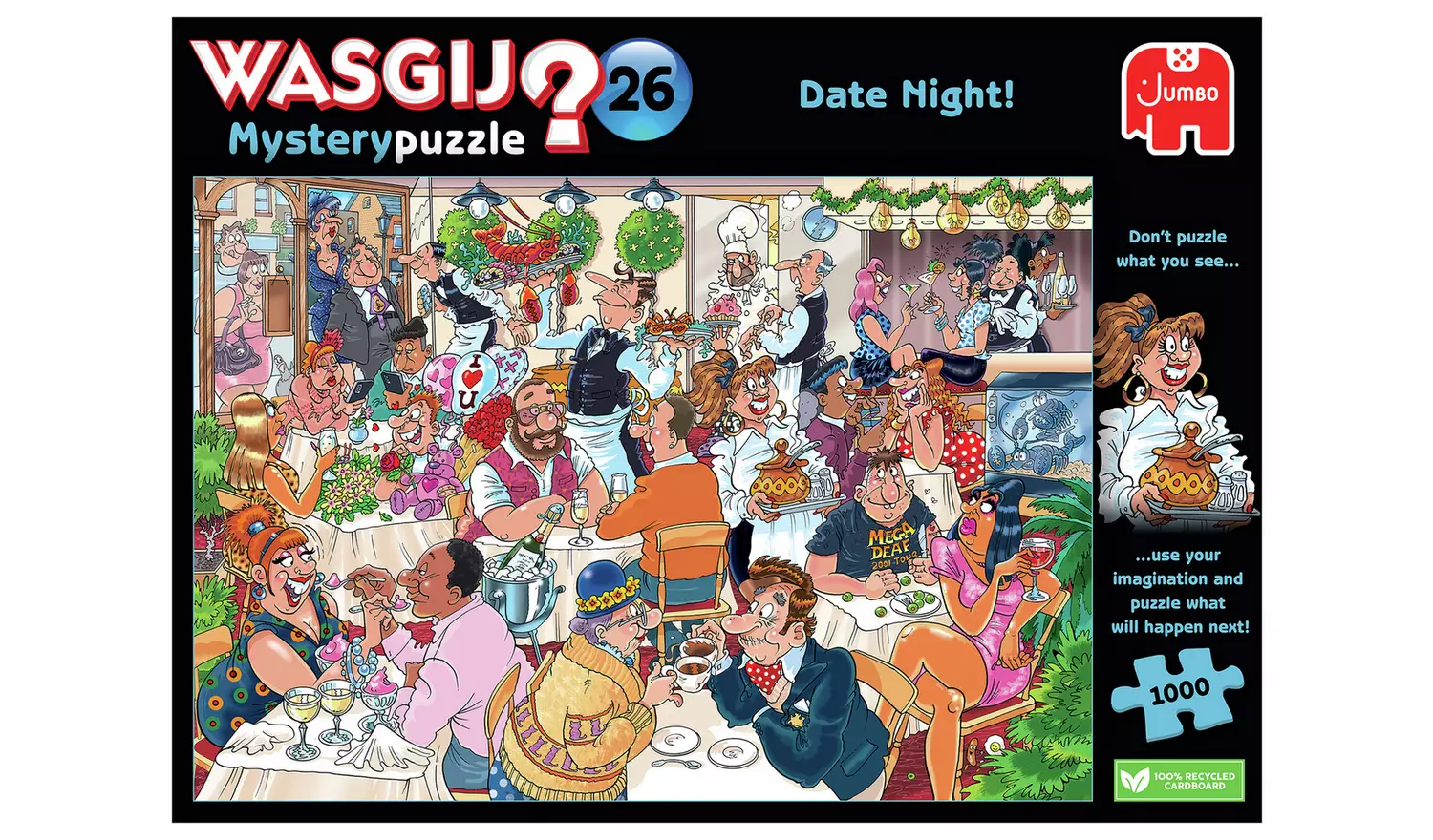Wasgij Mystery 26 Date Night Jigsaw Puzzle