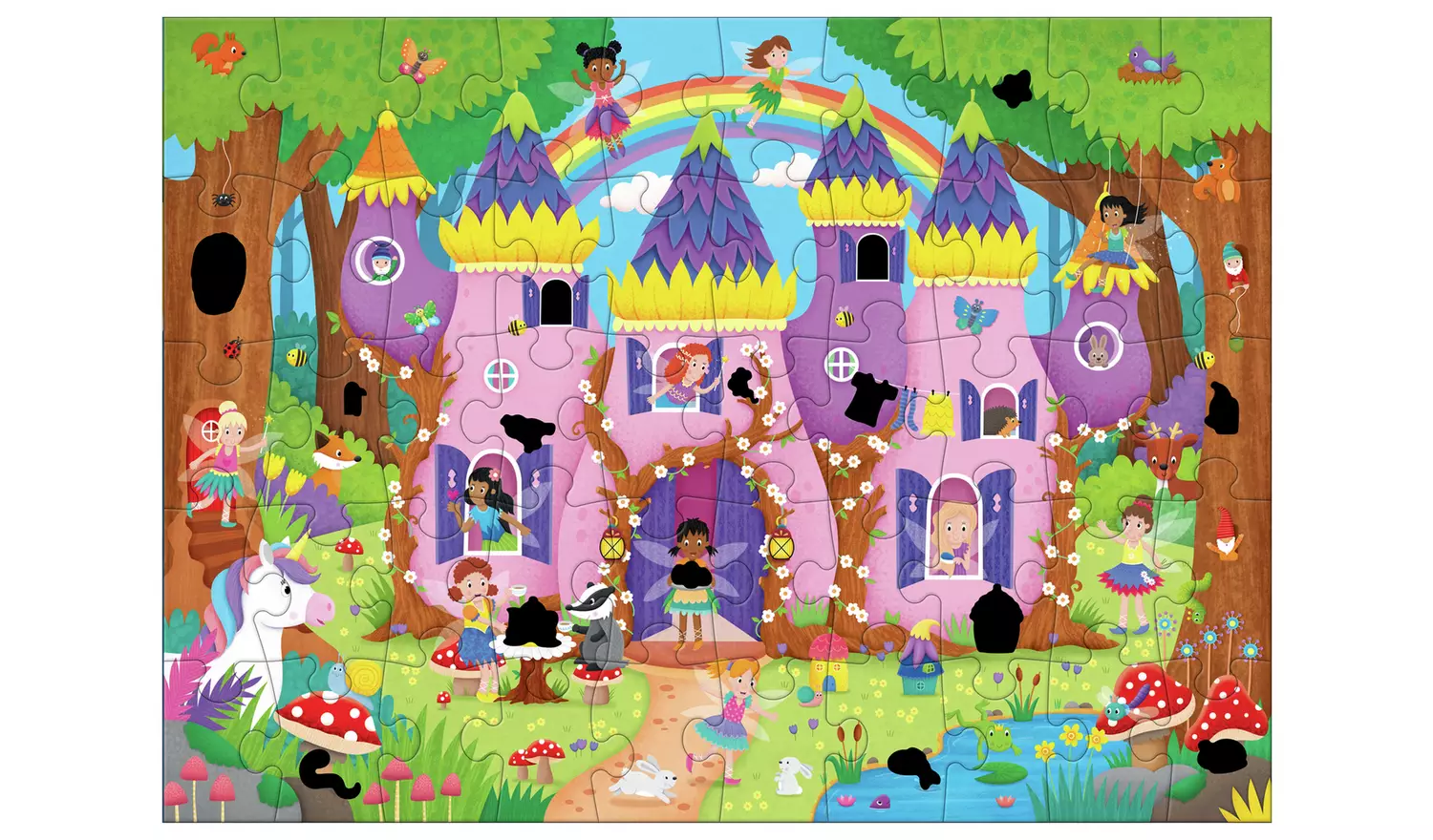 Galt Toys Fairy Palace 50 Piece Magic Puzzle