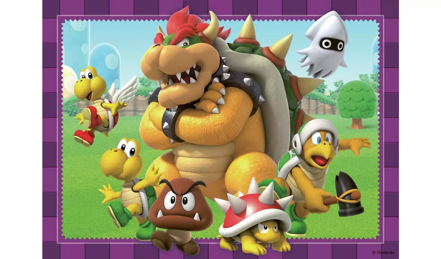 Super Mario 4 X 100 Piece Bumper Jigsaw Puzzle Pack