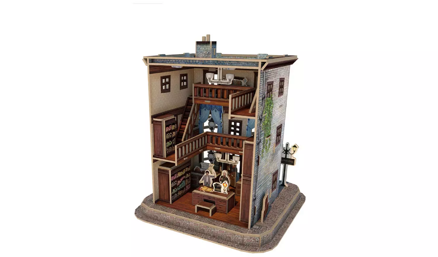 Harry Potter Diagon Alley Olivanders 3D Model Kit Puzzle