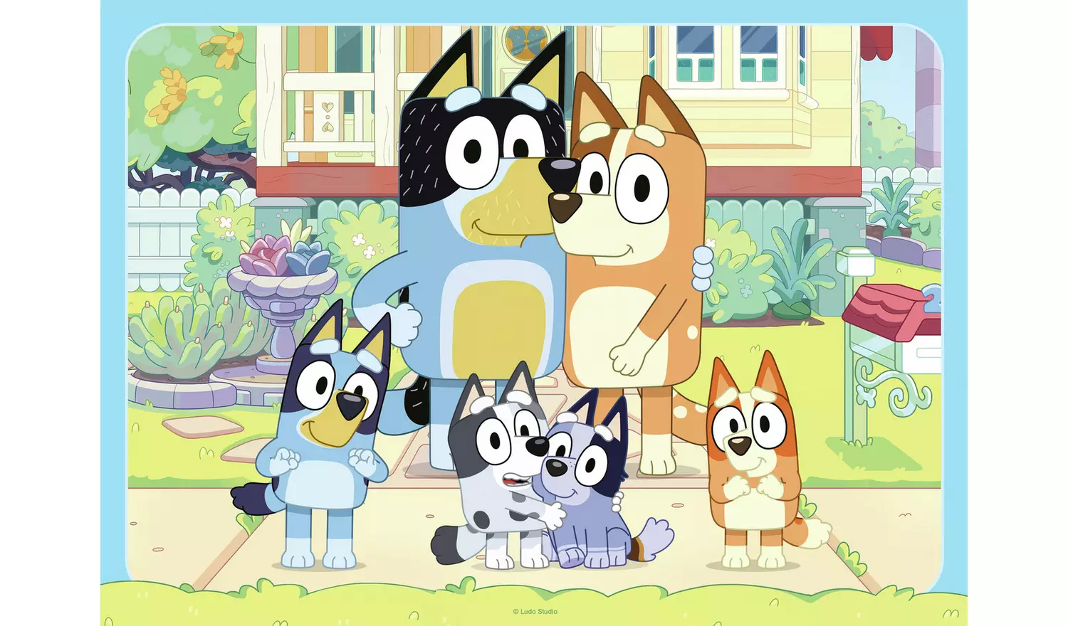 Bluey and Friends 4 X 42 Piece Jigsaw Puzzle