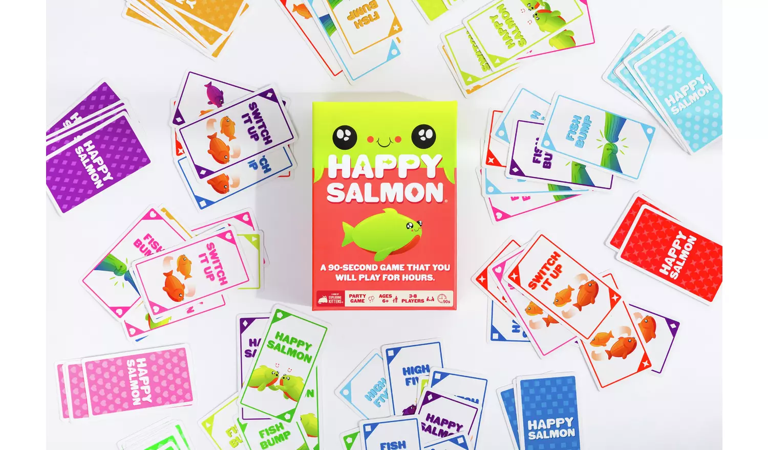 Exploding Kittens Happy Salmon Card Game