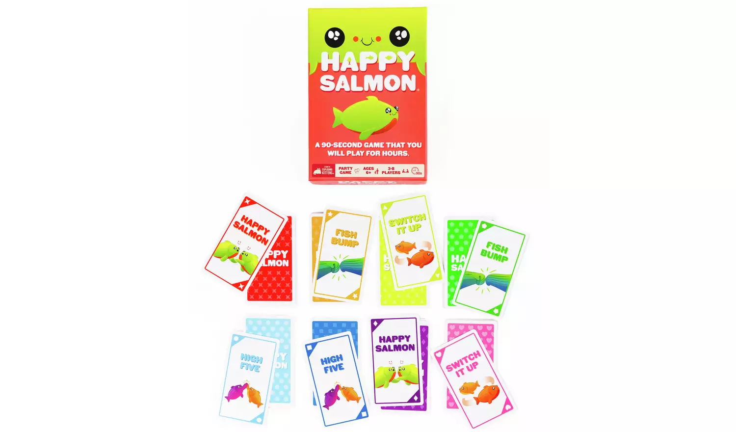 Exploding Kittens Happy Salmon Card Game