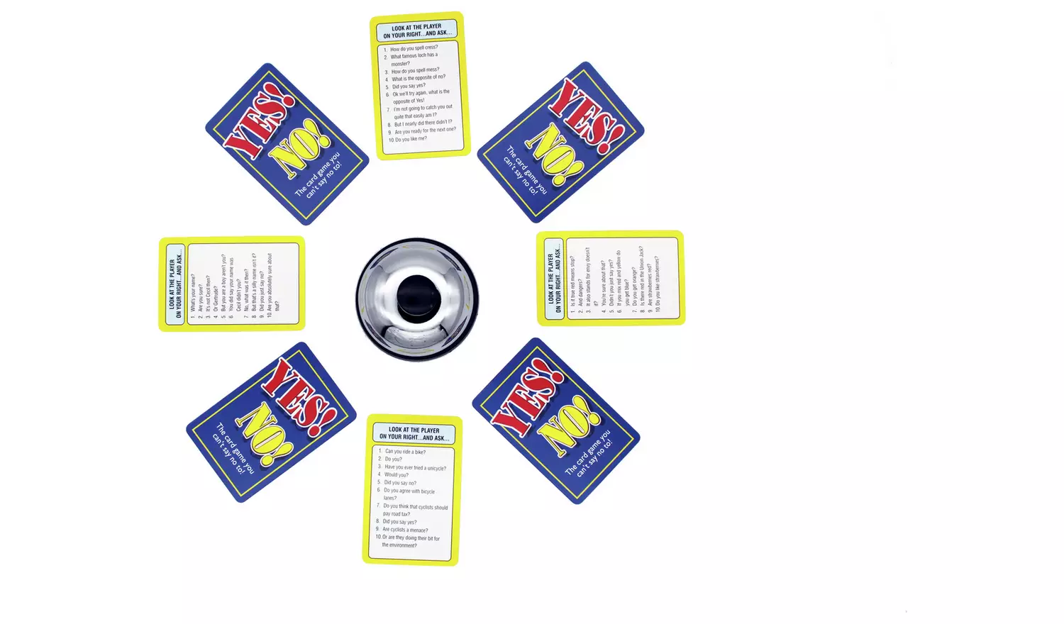 Yes! No! Family Card Game