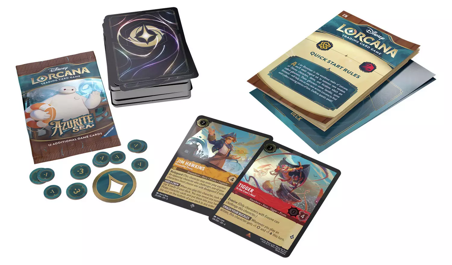 Disney Lorcana Trading Card Starter Deck Set