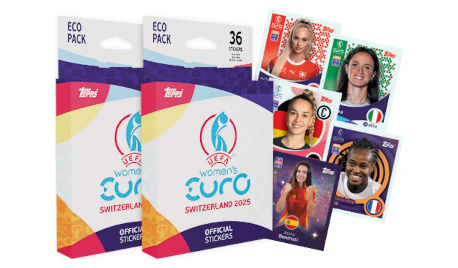 Topps UEFA Women's Euro 2025 Eco Pack Bundle