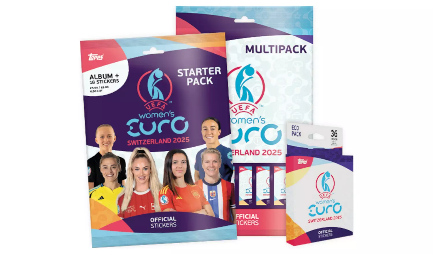Topps UEFA Women's Euro 2025 Starter Bundle