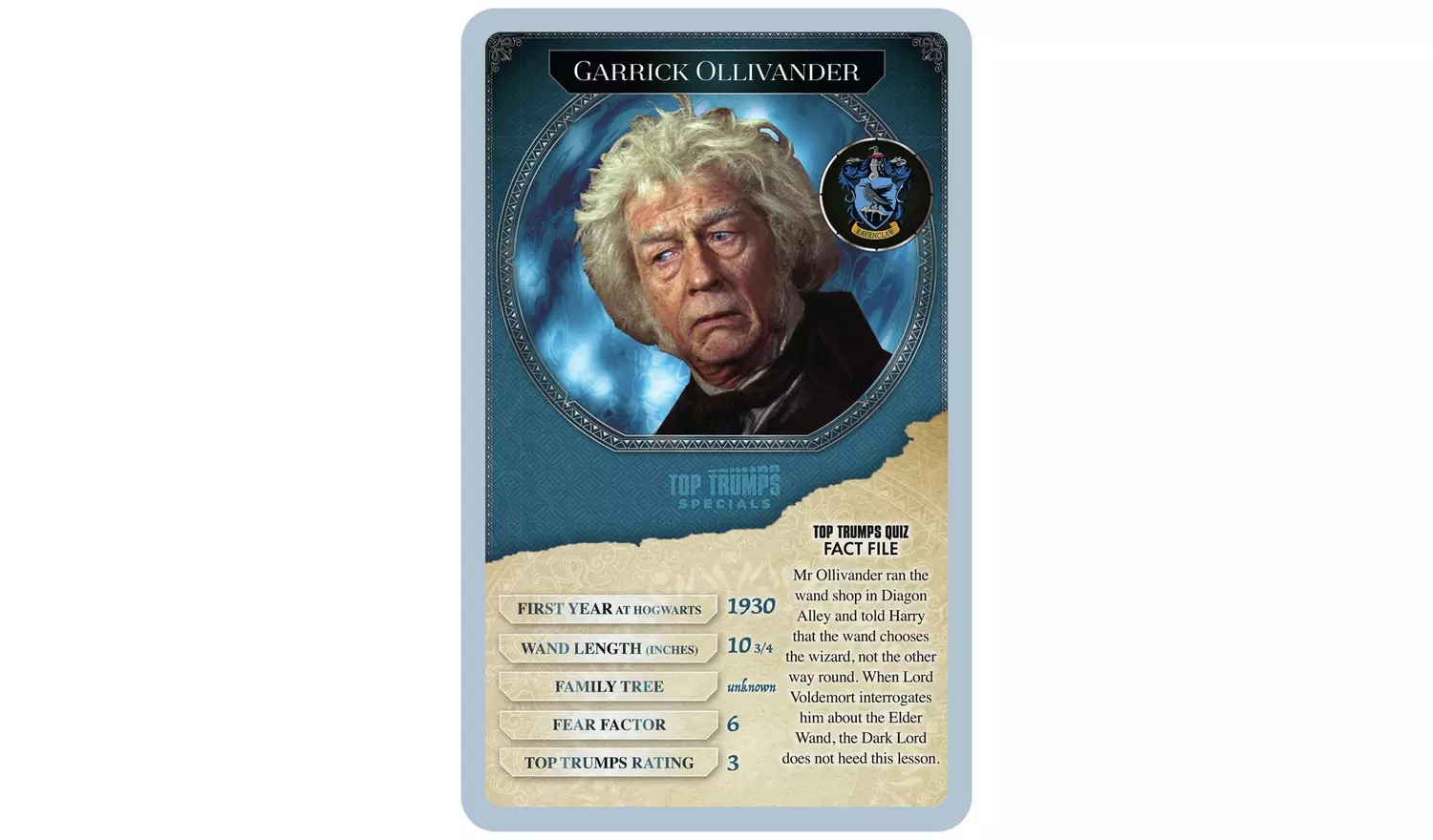 Harry Potter Witches And Wizards Top Trumps Tin Card Game