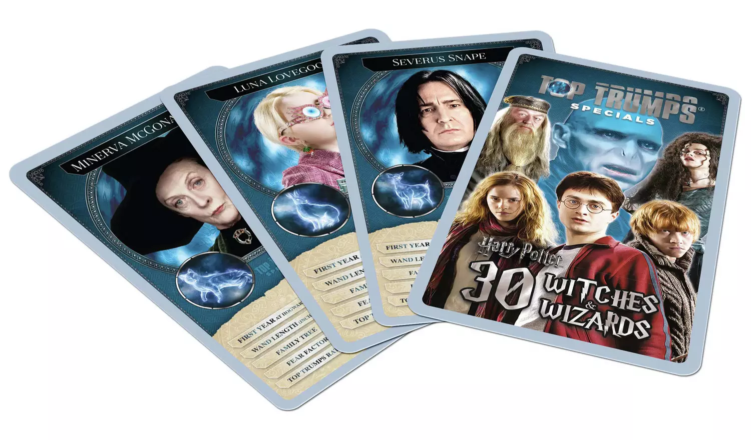 Harry Potter Witches And Wizards Top Trumps Tin Card Game