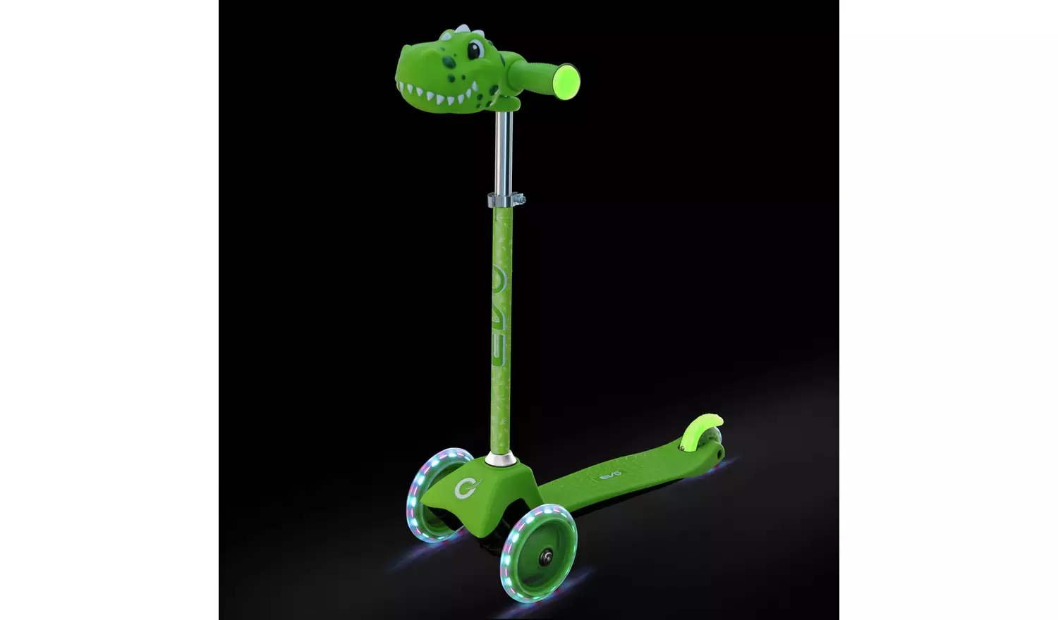 EVO Dino Mini Cruiser 3 Wheel Scooter - Green