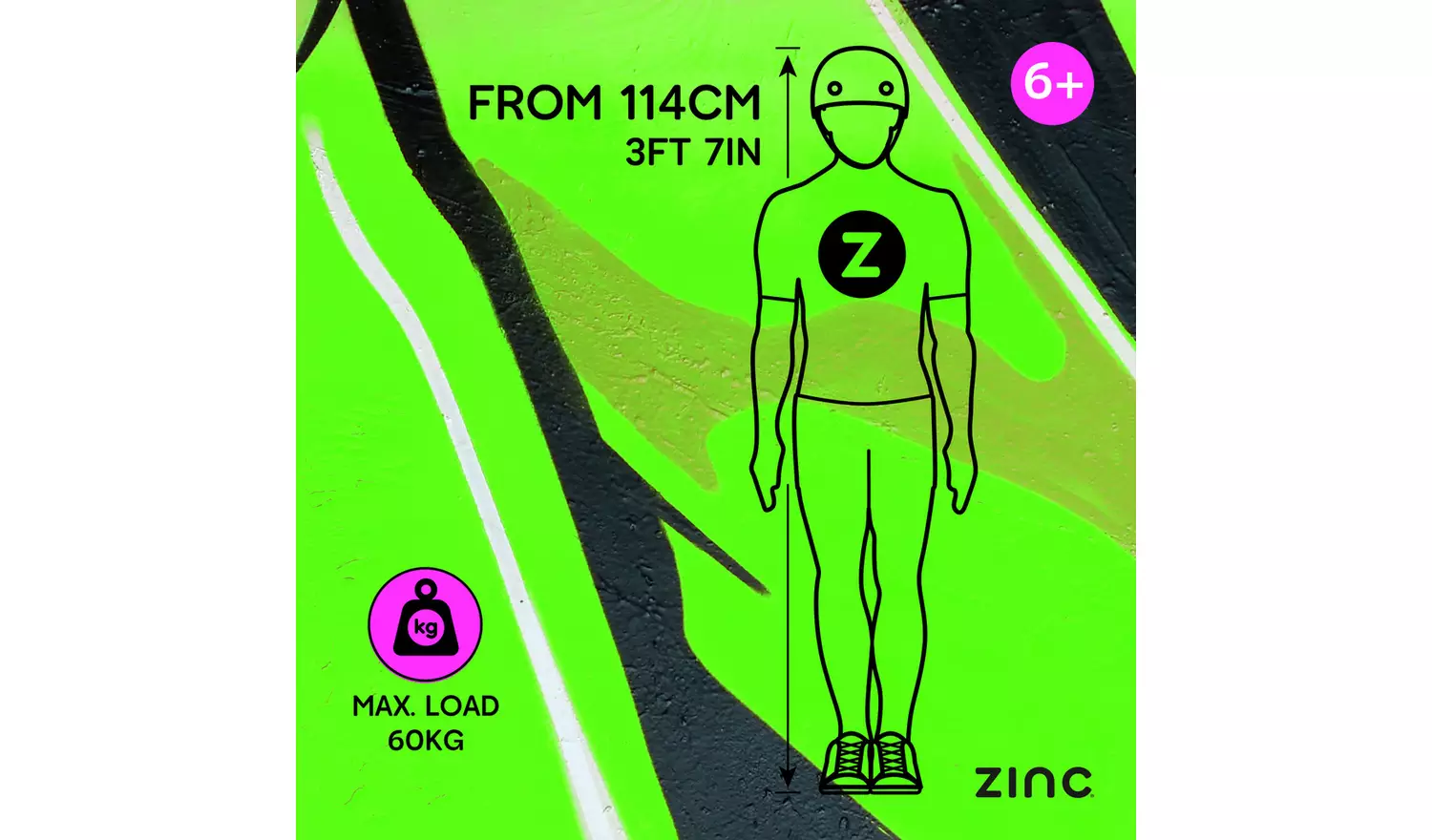 Zinc Detour Stunt Scooter - Pink