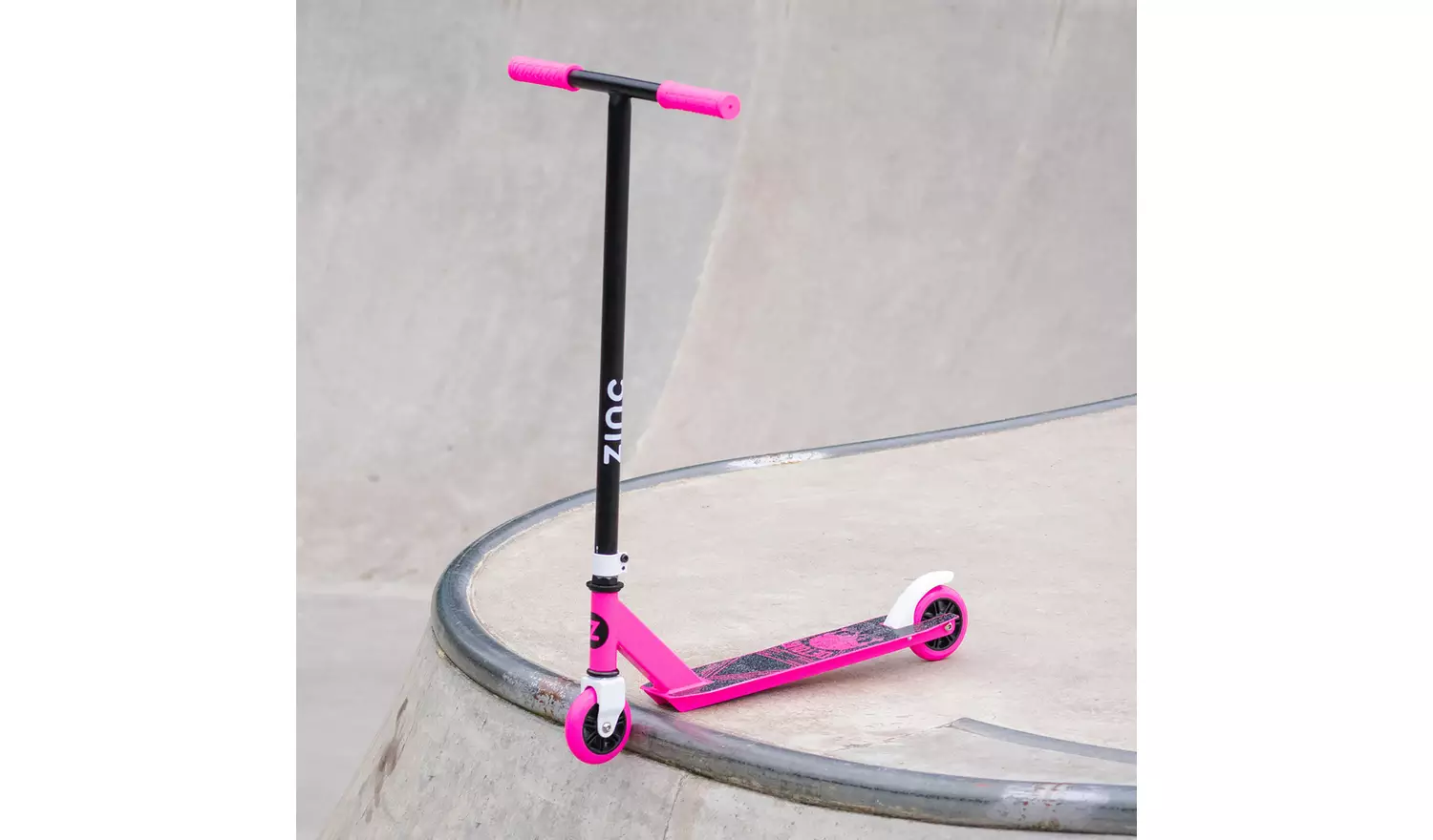 Zinc Detour Stunt Scooter - Pink