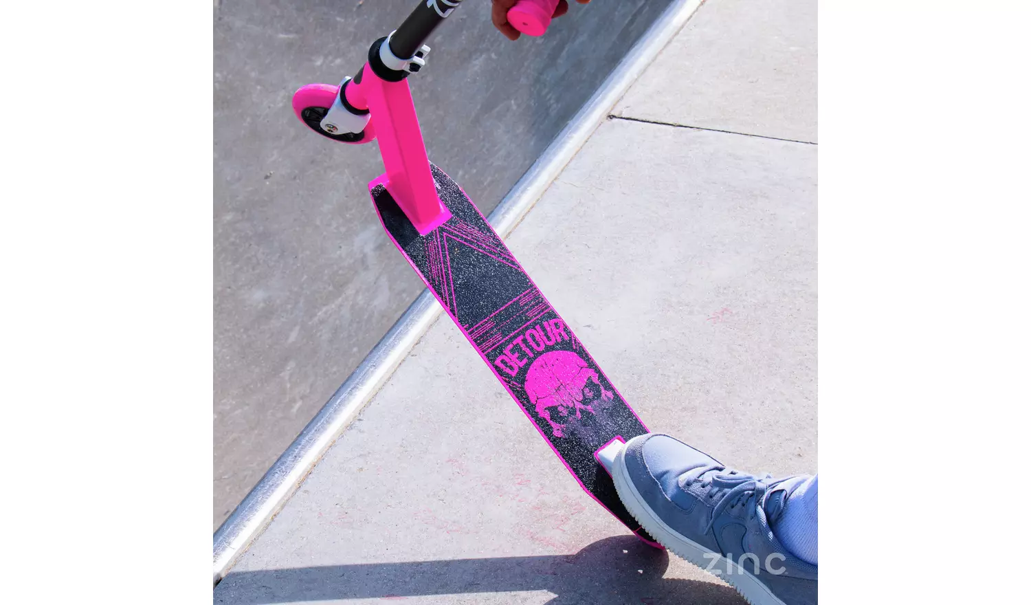 Zinc Detour Stunt Scooter - Pink
