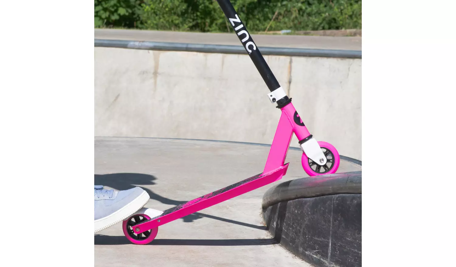 Zinc Detour Stunt Scooter - Pink