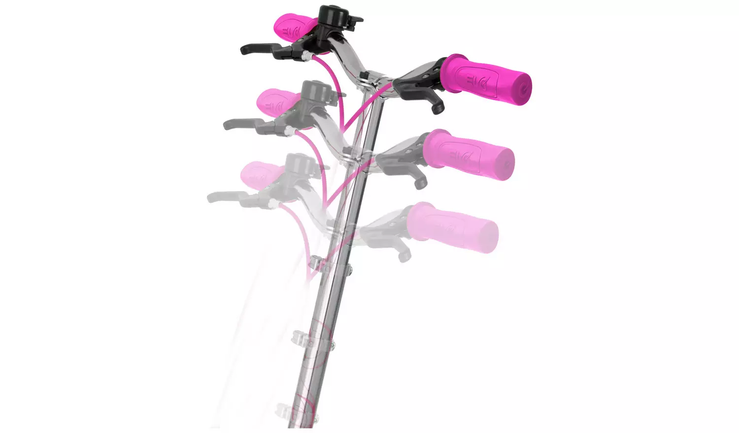 EVO Light Up V-Flex Foldable Scooter - Pink
