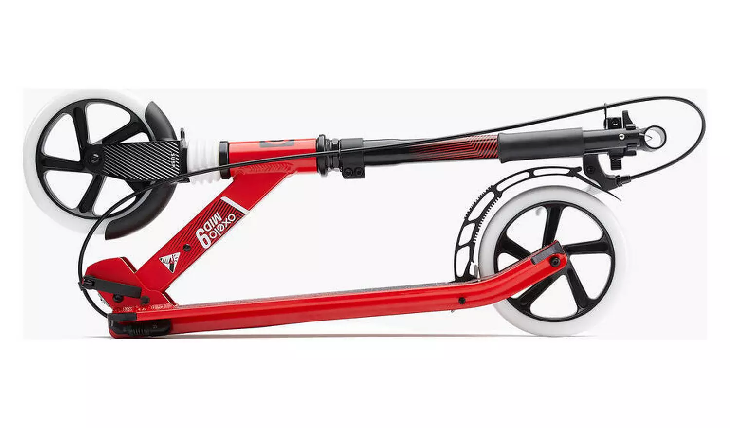 Decathlon Mid 9 Kids Foldable Inline Scooter - Red