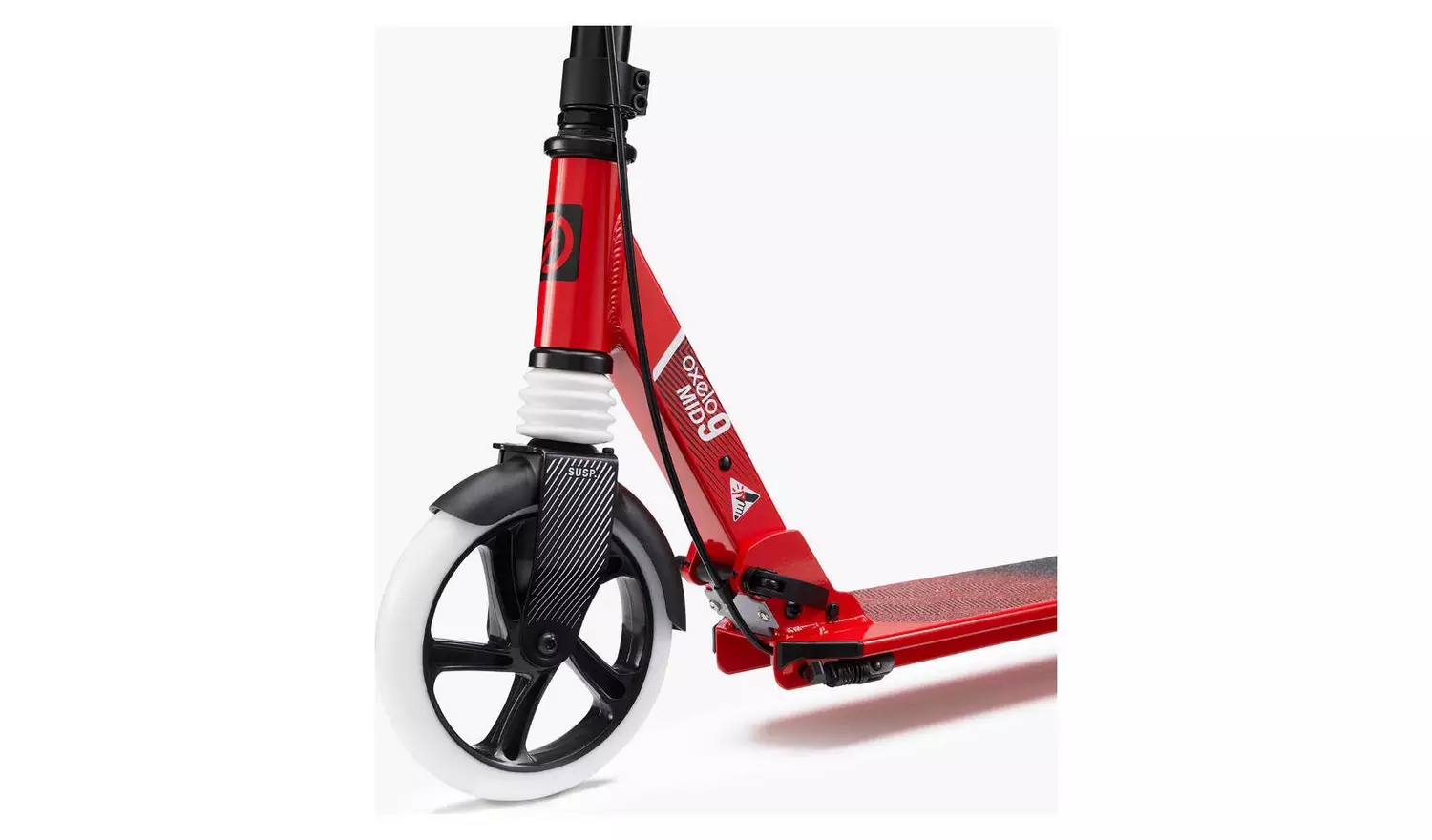 Decathlon Mid 9 Kids Foldable Inline Scooter - Red