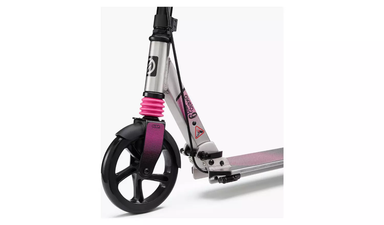 Decathlon Mid 9 Kids Foldable Inline Scooter - Pink