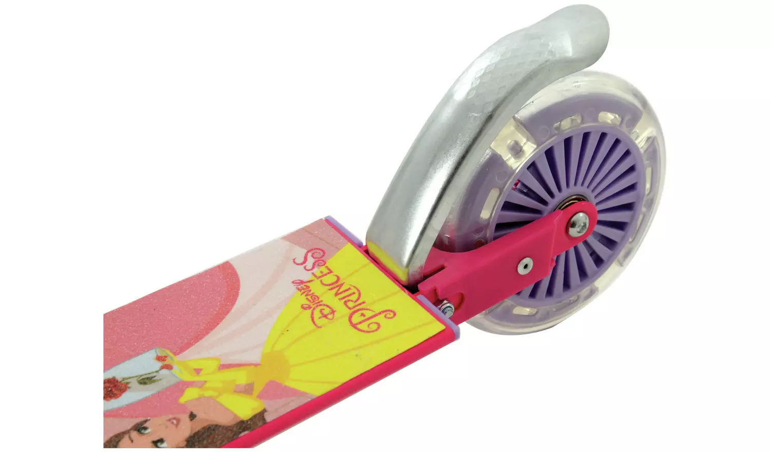 Disney Princess Kids Foldable 2 Wheel Scooter