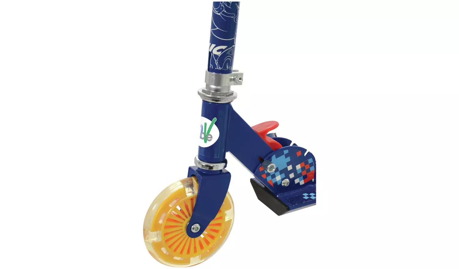 Sonic Foldable Light Up 2 Wheel Scooter