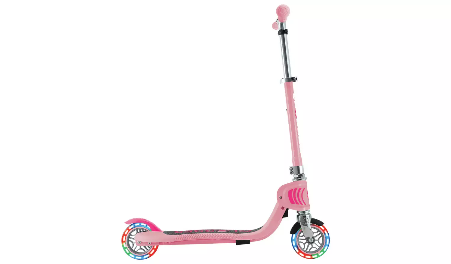 Globber Flow Kids Foldable 2 Wheel Scooter - Pastel Pink