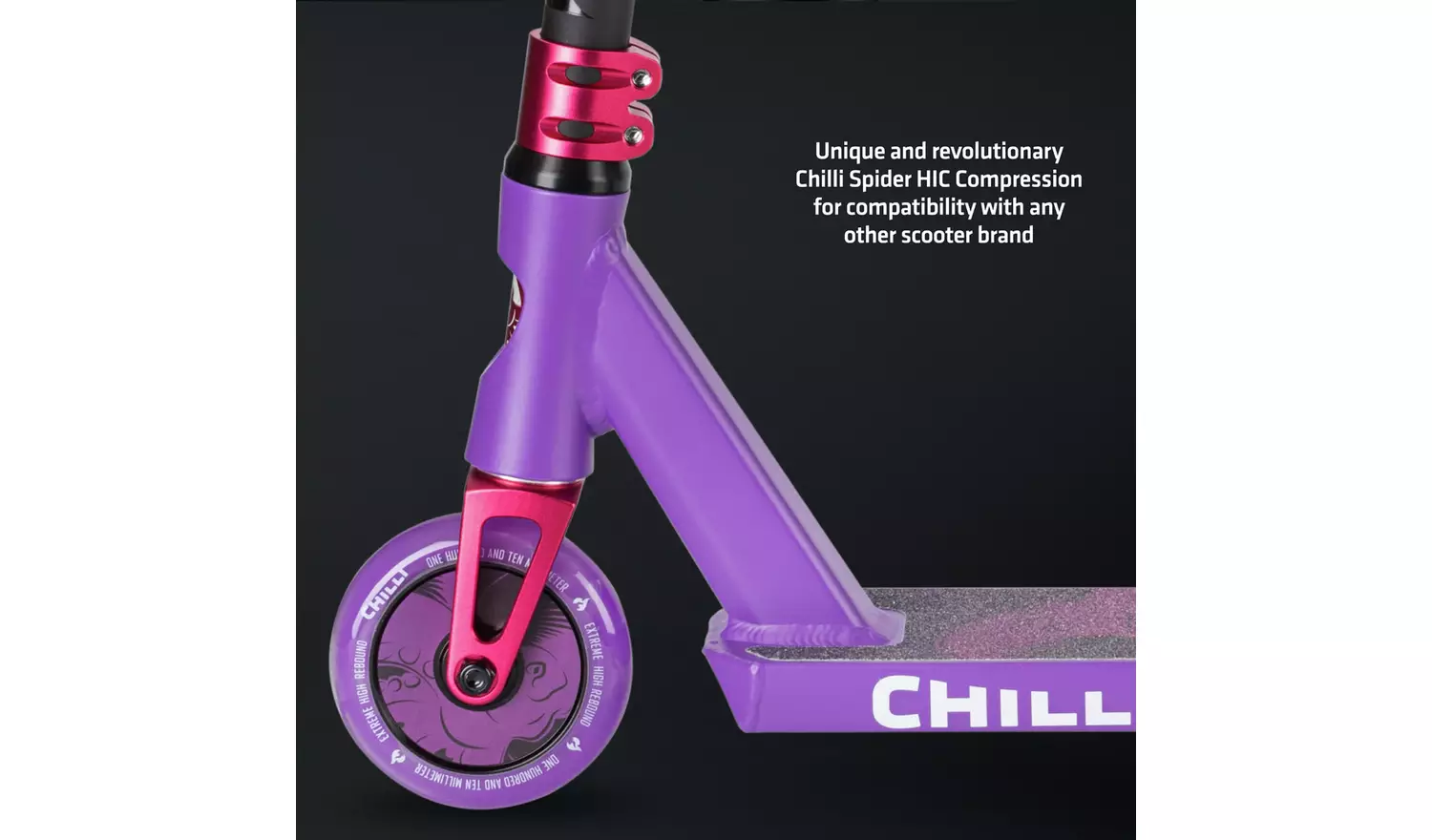 Chilli Pro Critter Advanced Kids Stunt Scooter - Purple