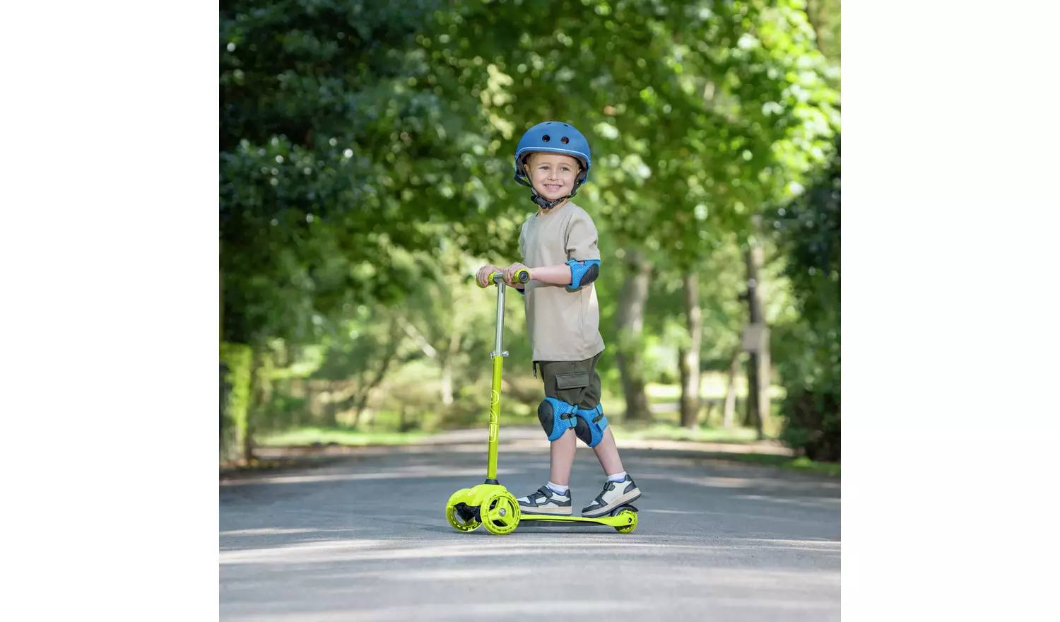 EVO Mini Cruiser 3 Wheel Scooter - Lime