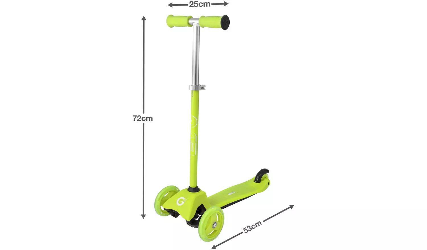 EVO Mini Cruiser 3 Wheel Scooter - Lime