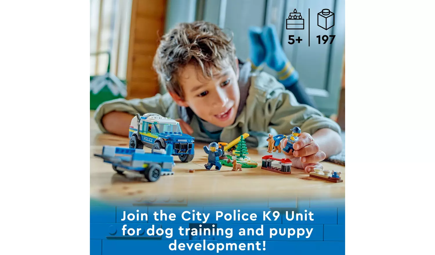 LEGO City Mobile Police Dog Training Set with Toy Car 60369