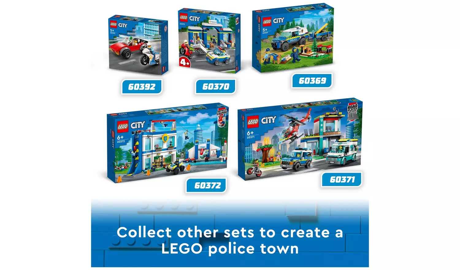 LEGO City Mobile Police Dog Training Set with Toy Car 60369