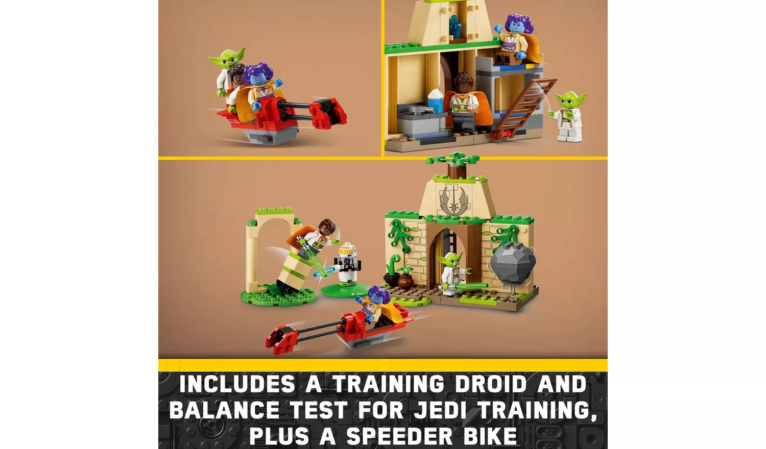 LEGO Star Wars Tenoo Jedi Temple 4+ Set with Yoda 75358