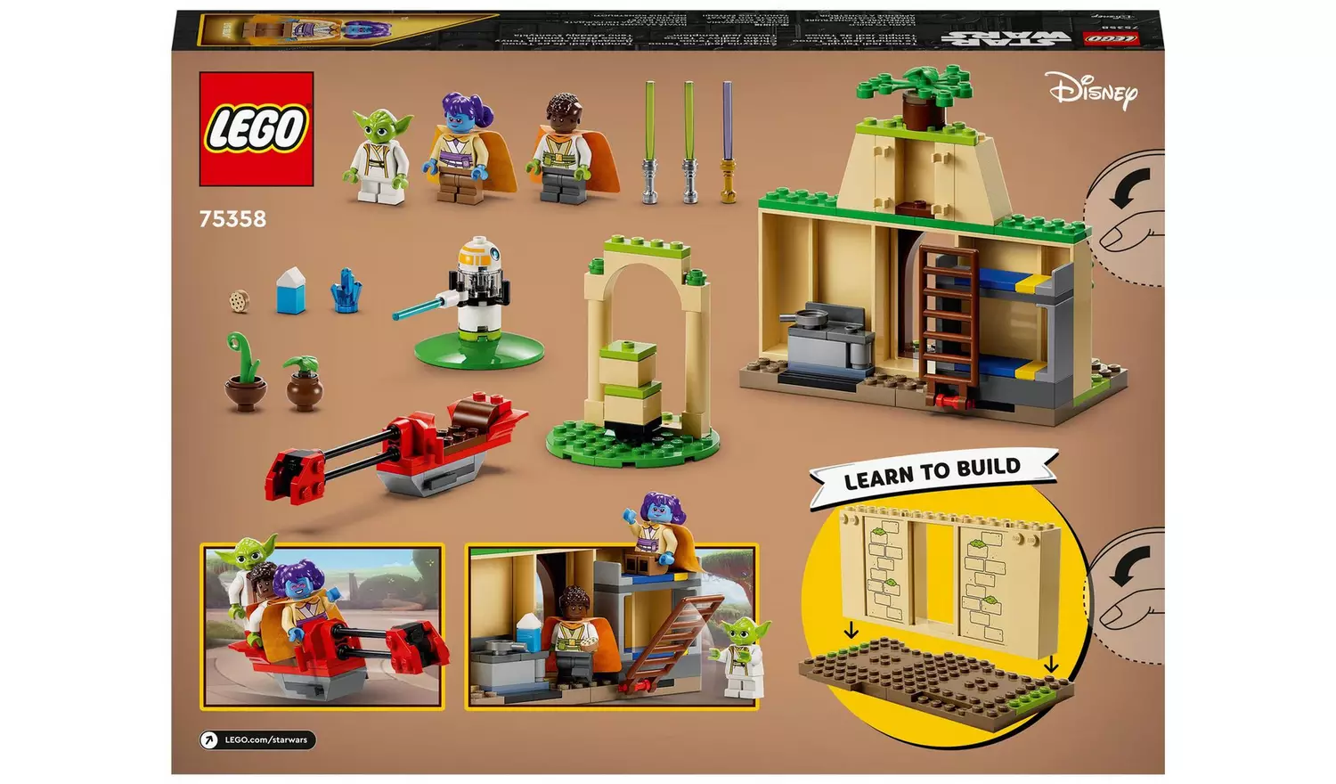 LEGO Star Wars Tenoo Jedi Temple 4+ Set with Yoda 75358