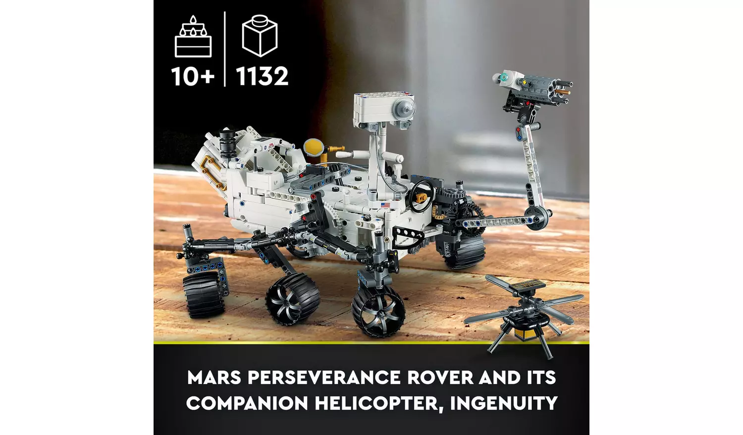 LEGO Technic NASA Mars Rover Perseverance Space Set 42158