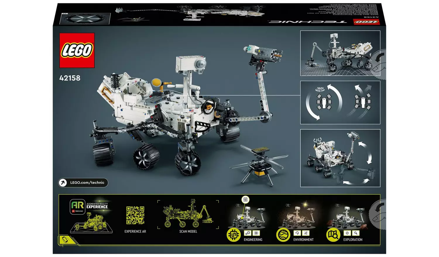 LEGO Technic NASA Mars Rover Perseverance Space Set 42158