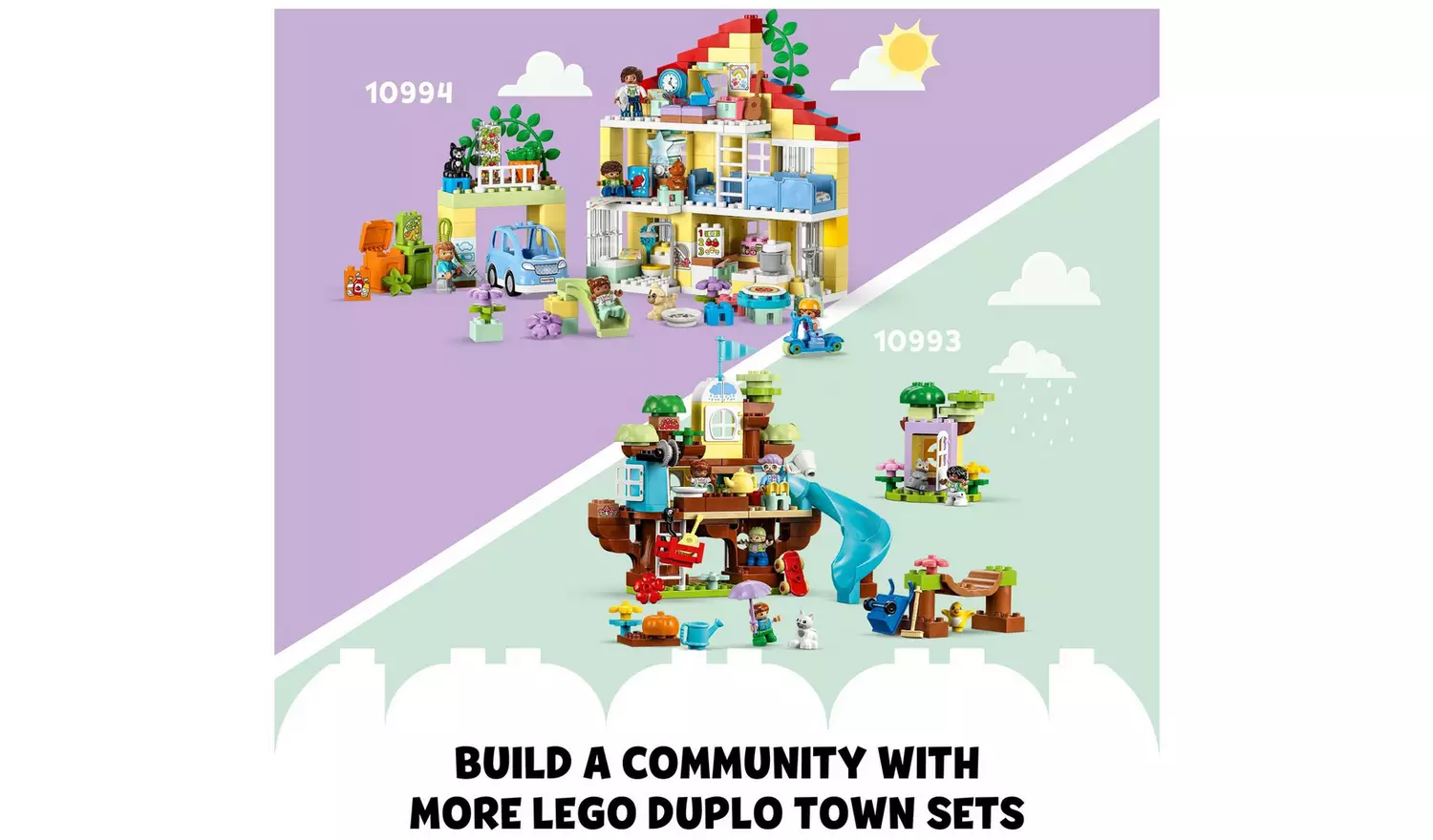 LEGO DUPLO 3in1 Family House Toy for Toddlers Aged 3+ 10994