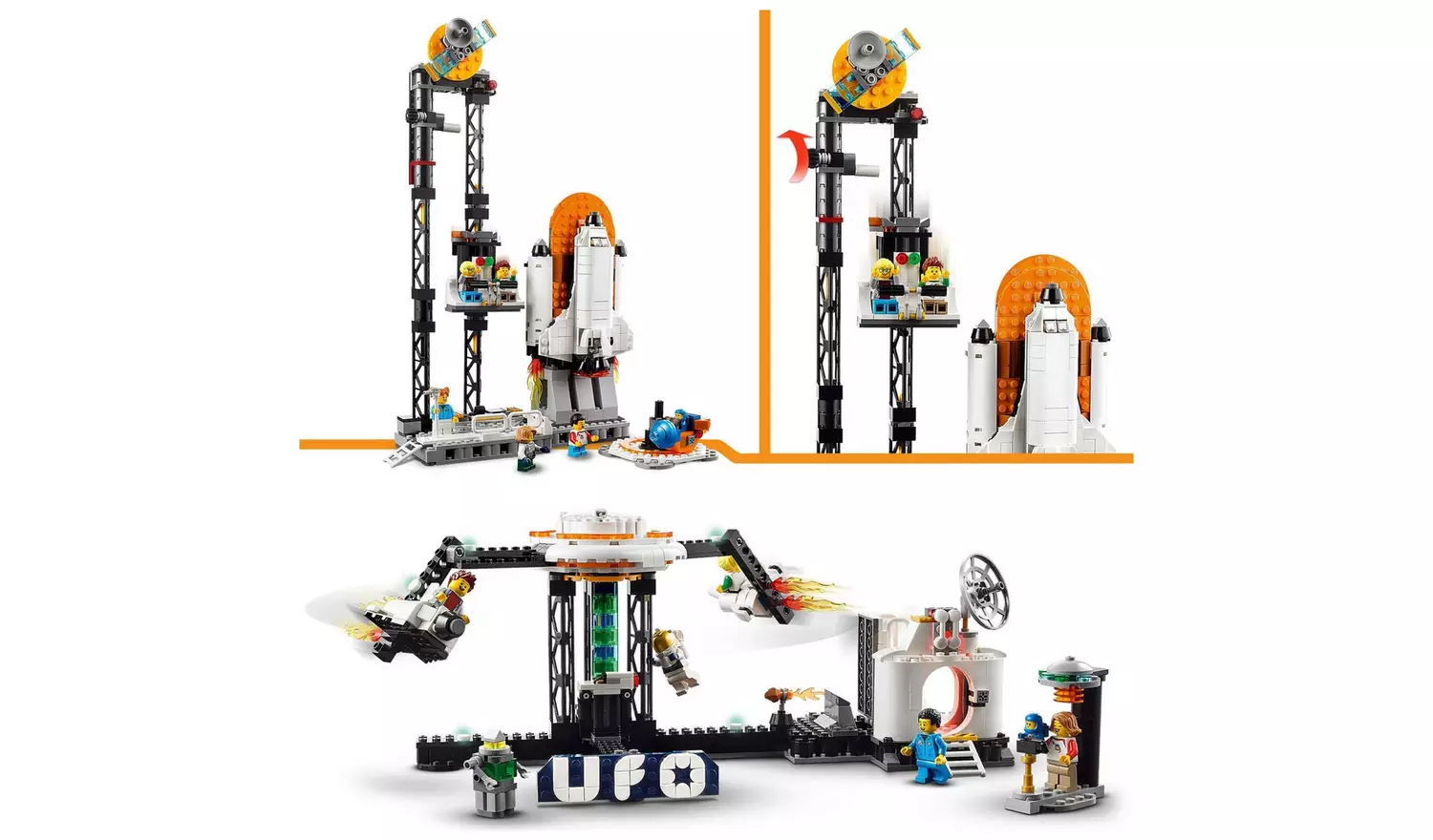 LEGO Creator 3in1 Space Roller Coaster Funfair Set 31142