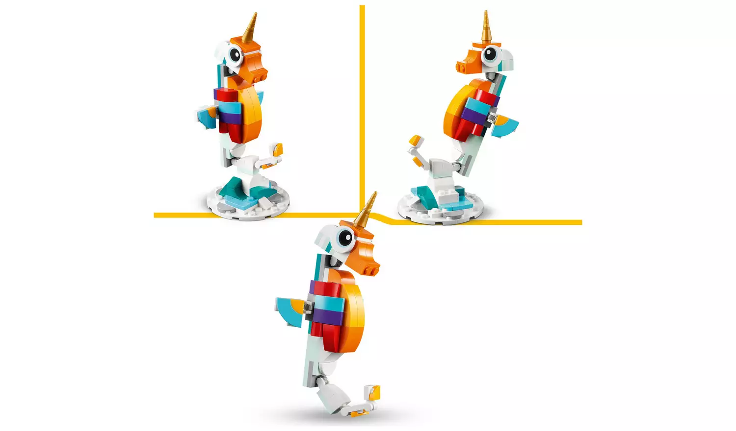 LEGO Creator 3 in 1 Magical Unicorn Toy Animal Playset 31140