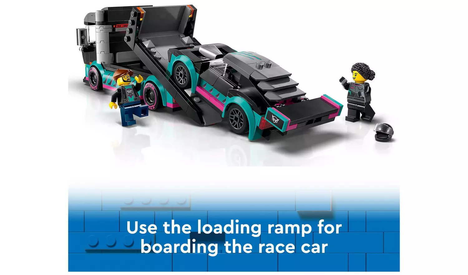 LEGO City Race Car and Car Carrier Truck Building Toys 60406