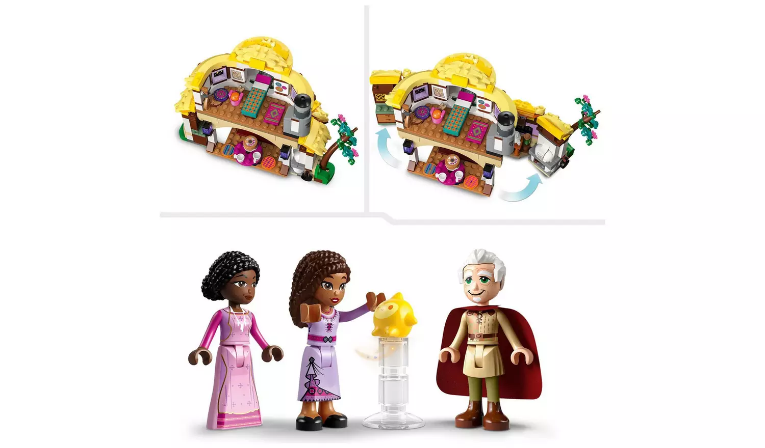 LEGO Disney Wish Asha's Cottage Toy Dollshouse Set 43231