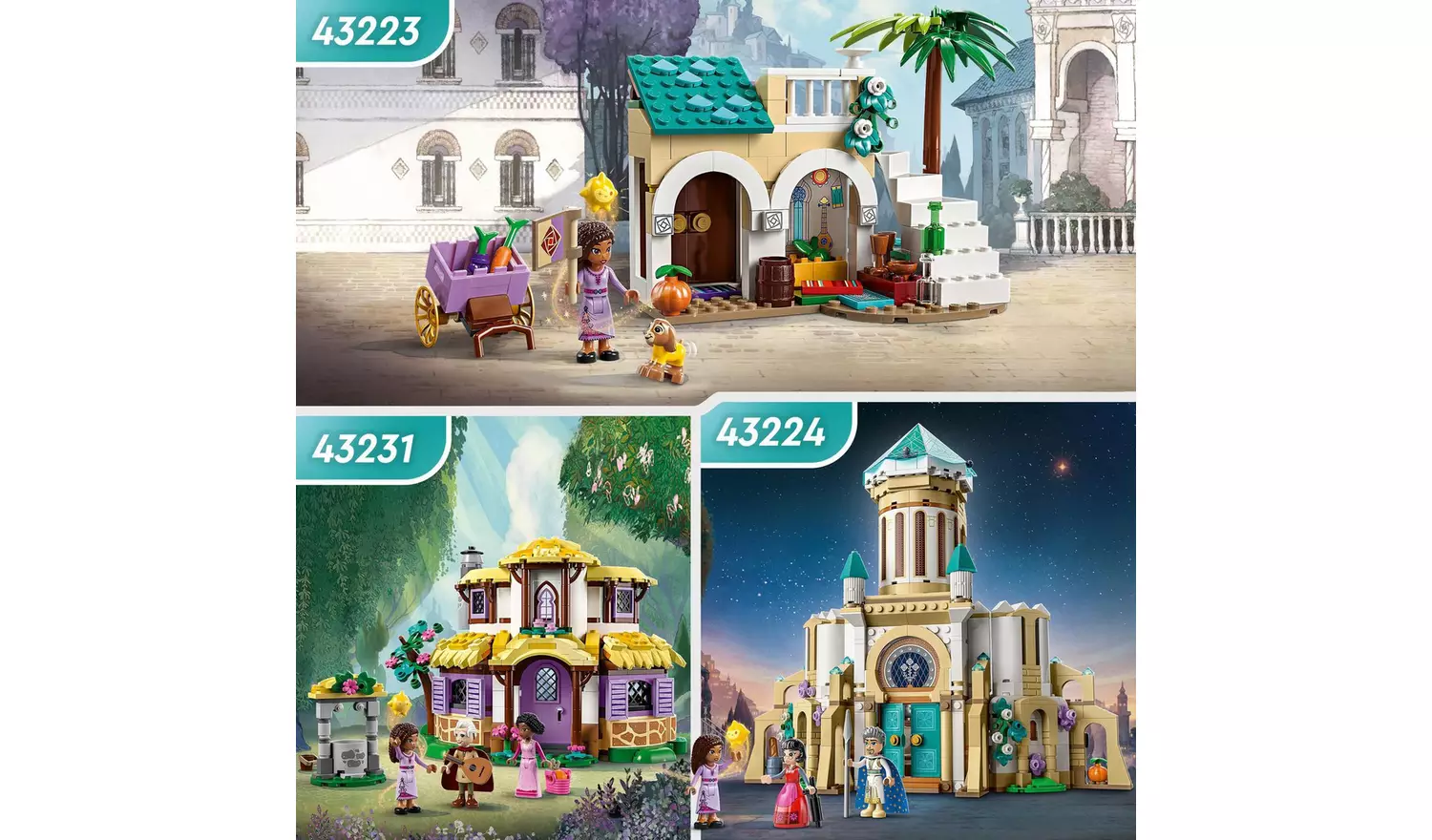 LEGO Disney Wish Asha's Cottage Toy Dollshouse Set 43231