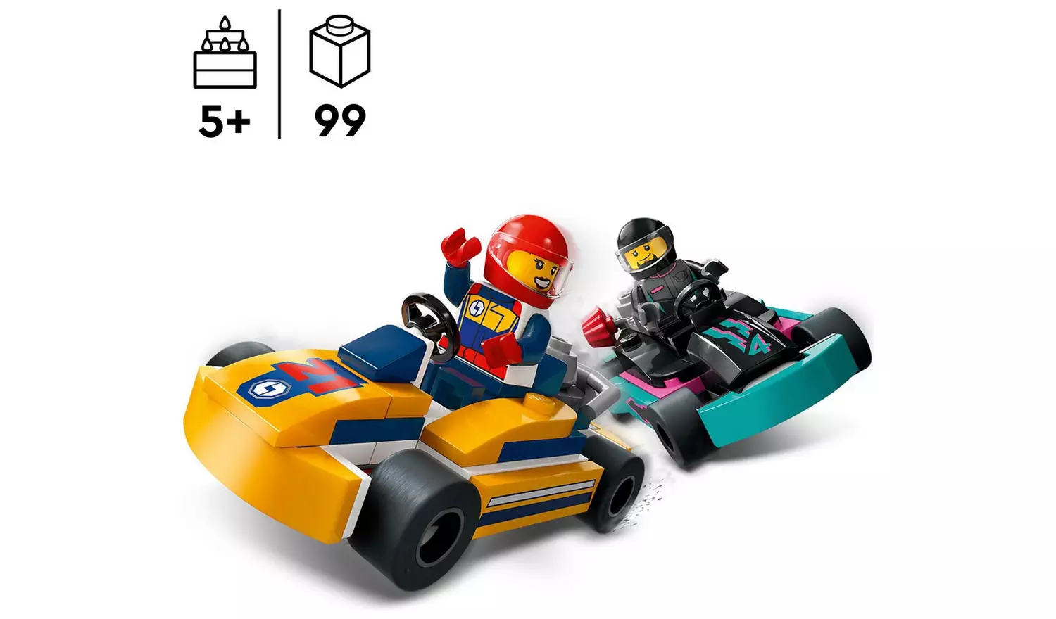 LEGO City Go-Karts and Race Drivers Vehicle Toys Set 60400