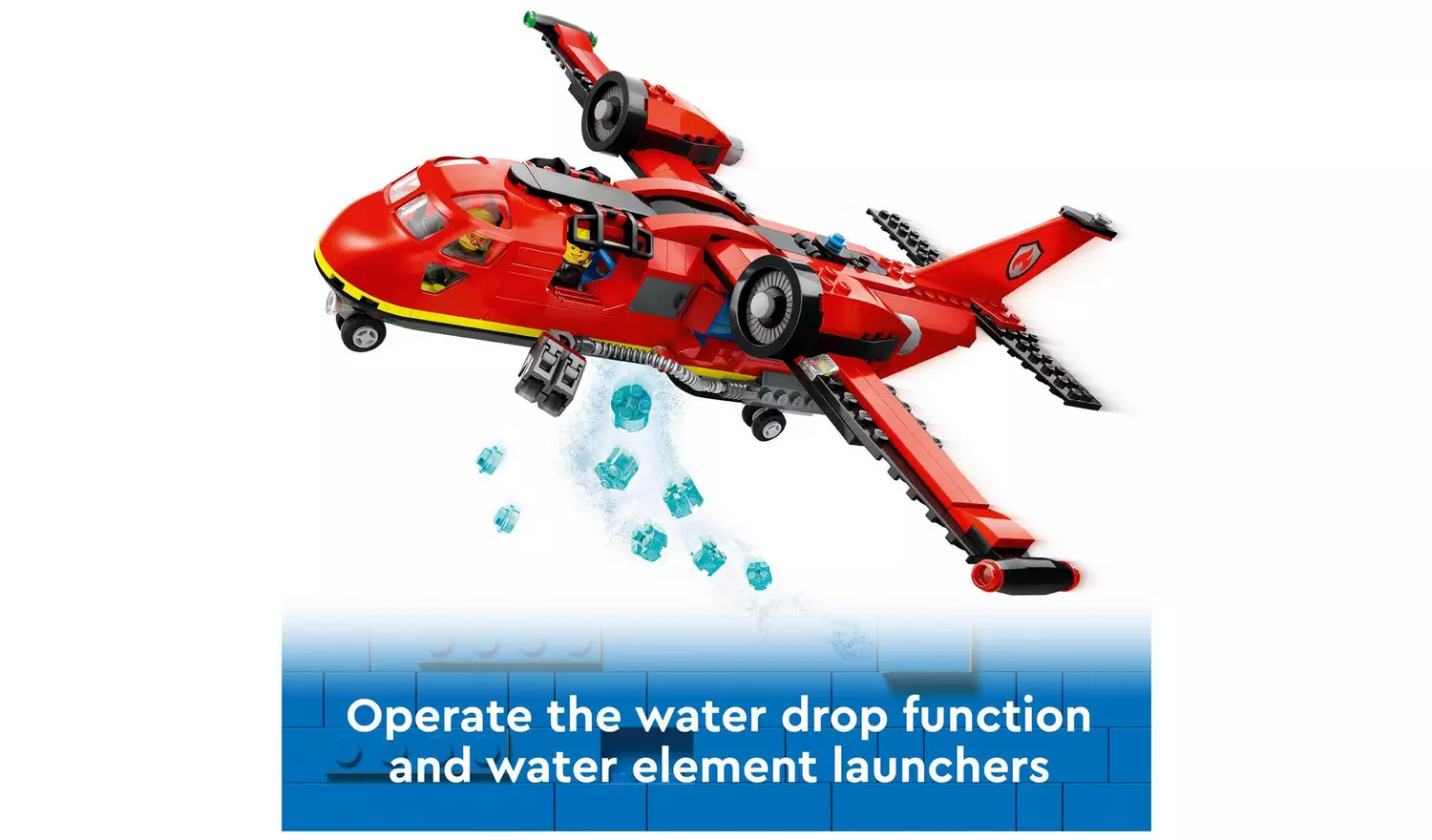 LEGO City Fire Rescue Plane Toy for Kids Aged 6 Plus 60413