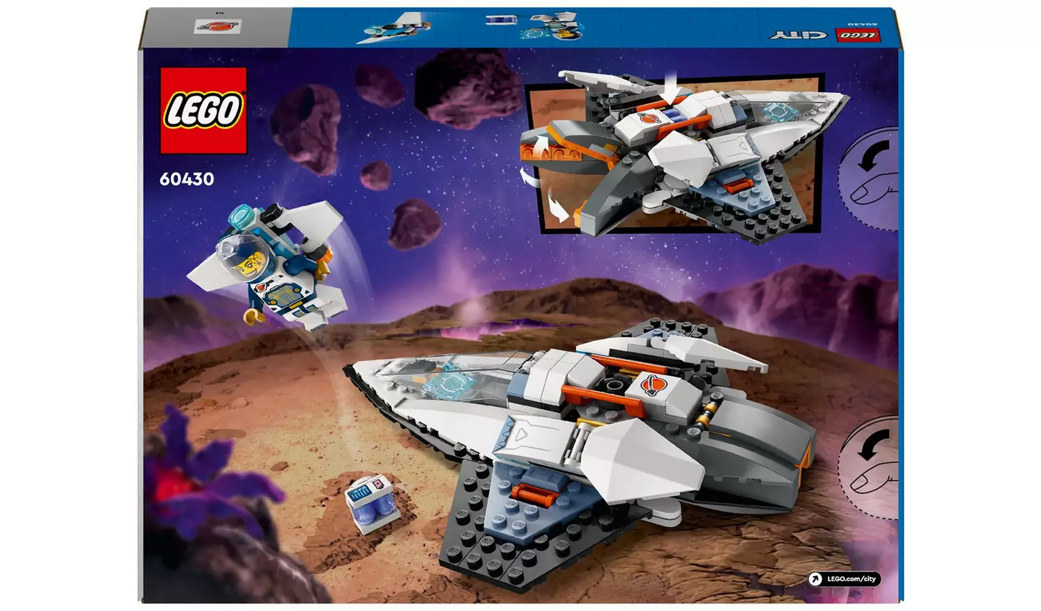 LEGO City Interstellar Spaceship Outer Space Toy Set 60430