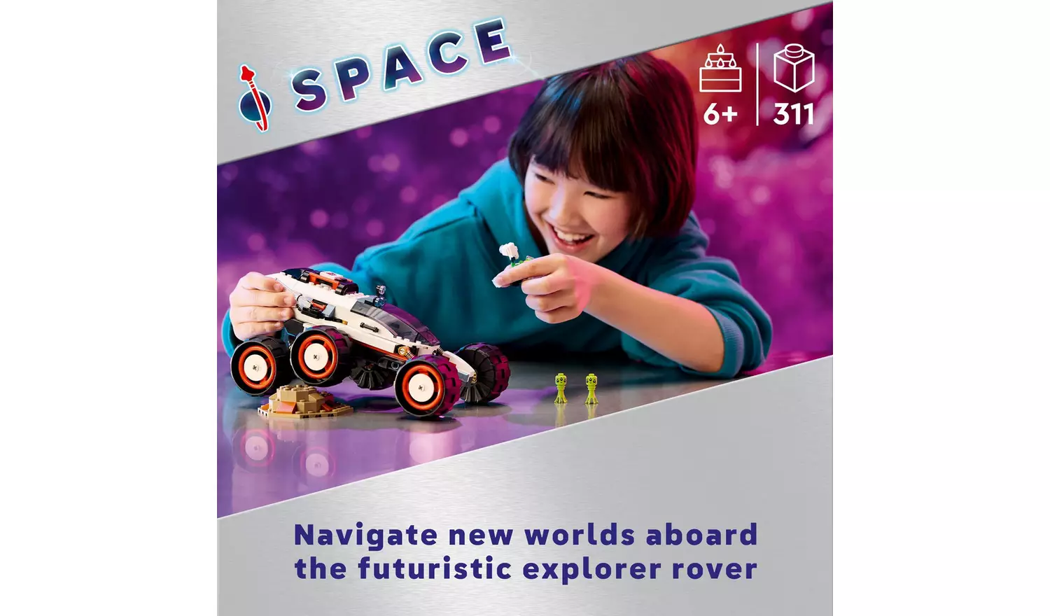 LEGO City Space Explorer Rover and Alien Life Toy Set 60431