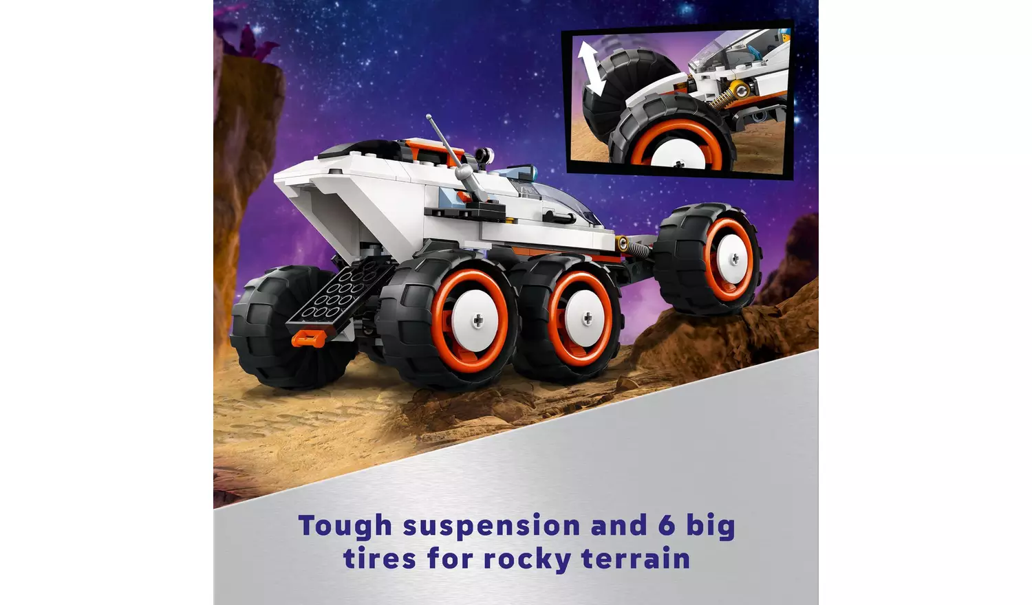 LEGO City Space Explorer Rover and Alien Life Toy Set 60431
